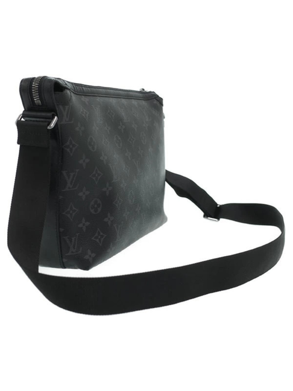 Louis Vuitton Messenger Shoulder Odysse Bag Black Monogram Eclipse Black
